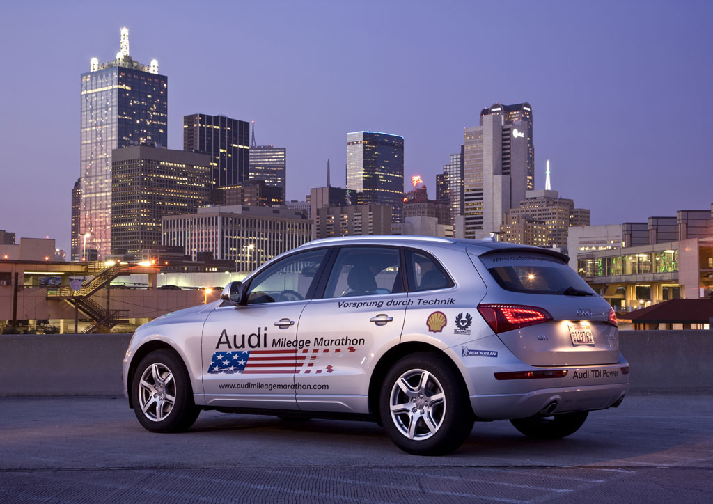 Audi startet Diesel-Offensive in den USA mit Marathonfahrt 