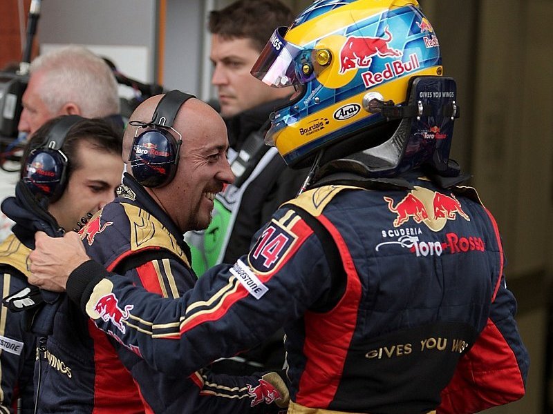 Bourdais war der Schnellere: Der Name ganz oben