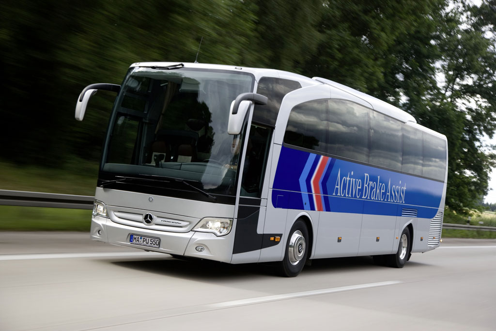 Deutliches Plus an Sparsamkeit und Sicherheit beim Mercedes-Benz Travego 