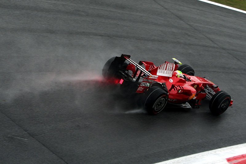 Ferrari beendet Testwoche im Regen: Massa zum Dritten