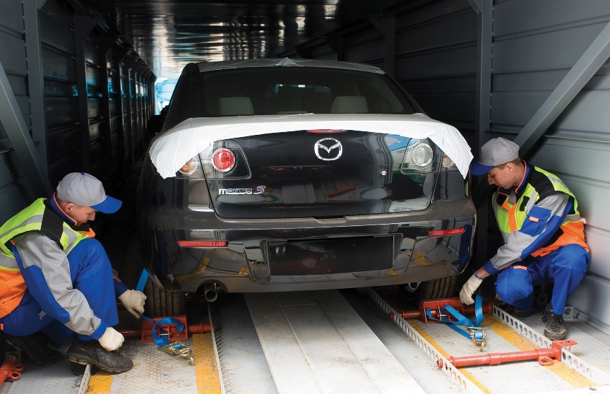 Mazda verlegt Transport auf die Transsibirische Eisenbahn