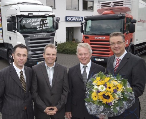 Scania liefert 2500sten Euro-5-Lkw aus