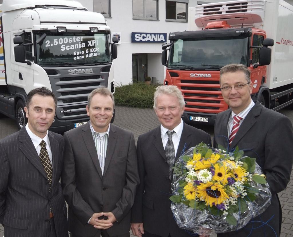Scania liefert 2500sten Euro-5-Lkw aus