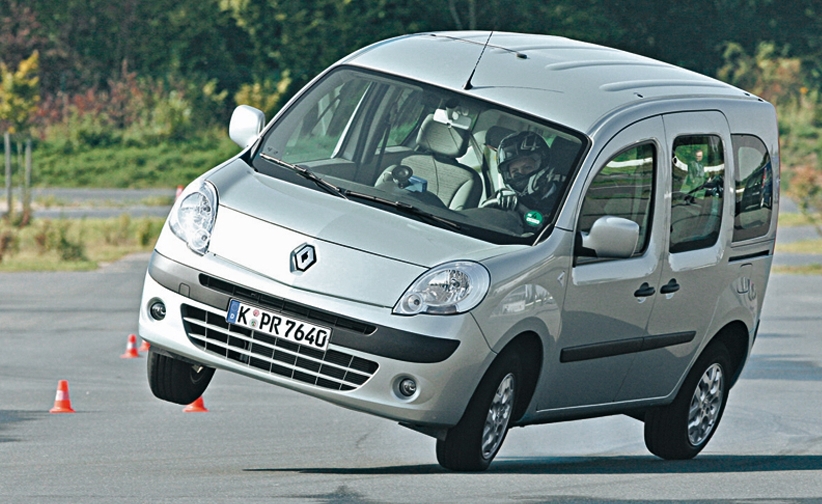 Trotz ESP: Renault Kangoo schwächelt beim Ausweichtest
