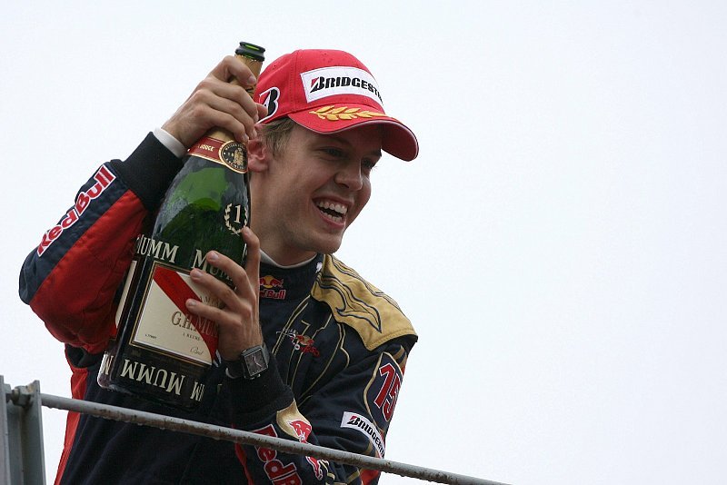 Vettel macht sein Meisterstück