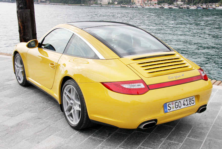Vorstellung Porsche Targa: Oben fast ganz offen