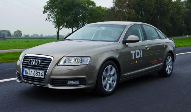 Al Gore im Audi A6 2.0 TDI e unterwegs