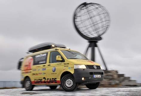 Fünf Volkswagen California Beach auf 24 000-Kilometer-Tour