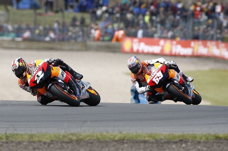 Kein perfekter Abschluss für Hayden und Pedrosa: Der Blick ging nach vorne