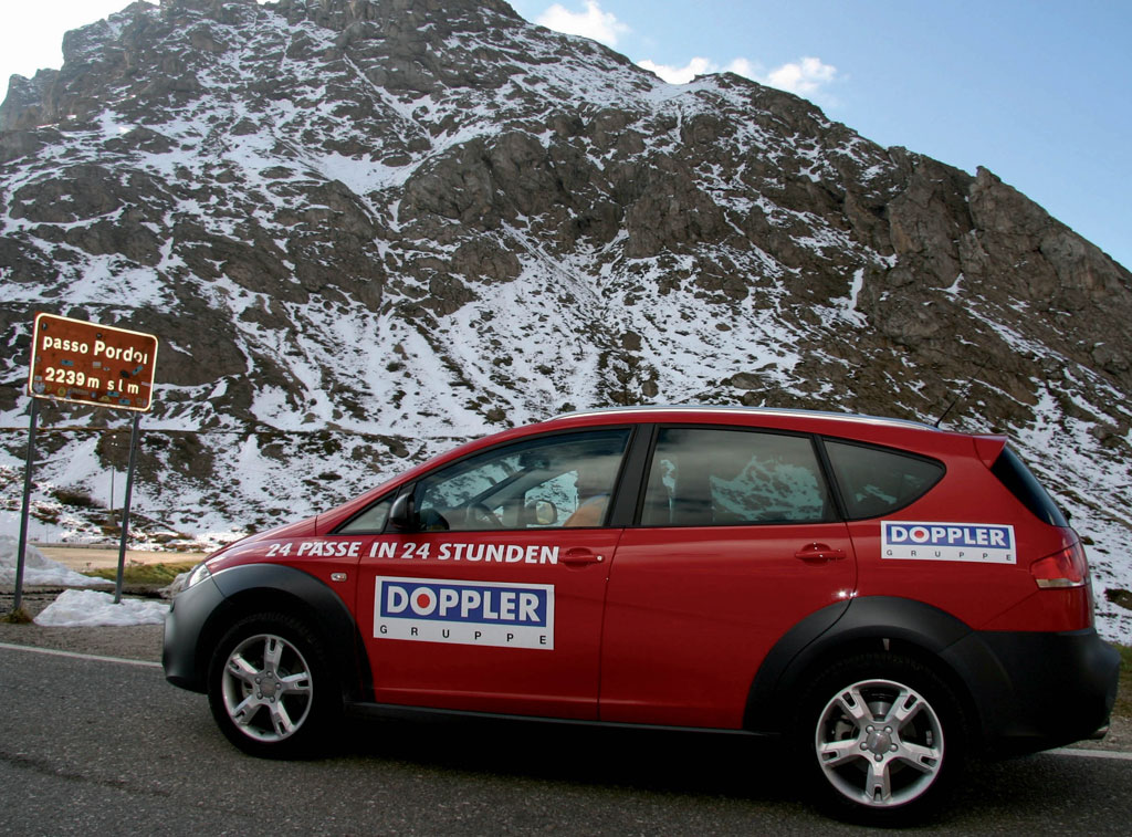 Seat Altea Freetrack bezwingt die Alpen