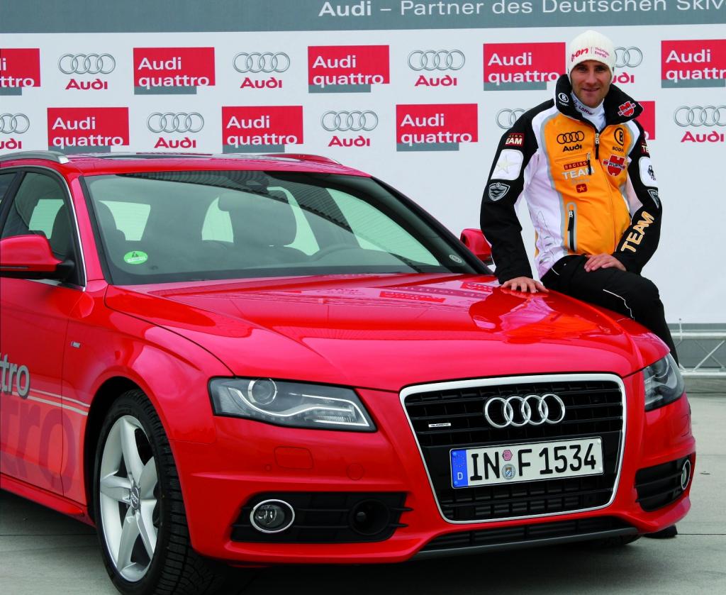 Wintersportler erhalten neue Audi-Fahrzeuge