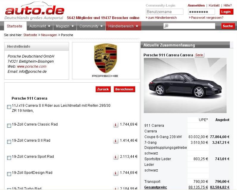 Das Traumauto online selbst zusammenbauen