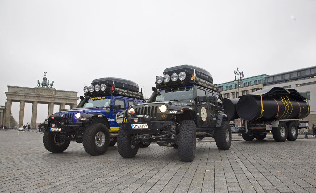 Im Jeep von Paris nach New York