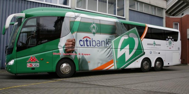 Neuer Mannschaftsbus für Werder Bremen 