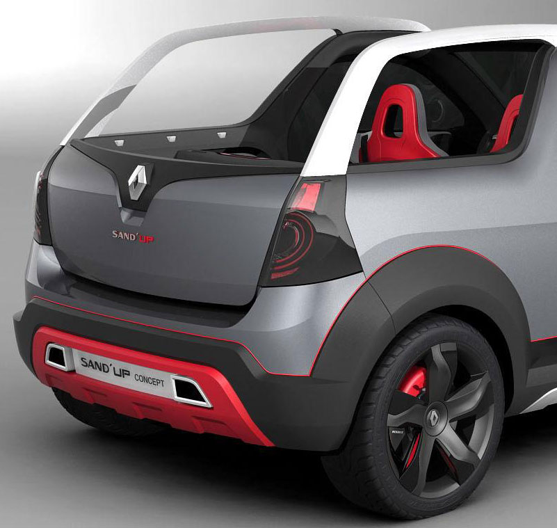 Renault Sand’up Concept: Alles in Einem - Coupé, Cabrio & Pick Up