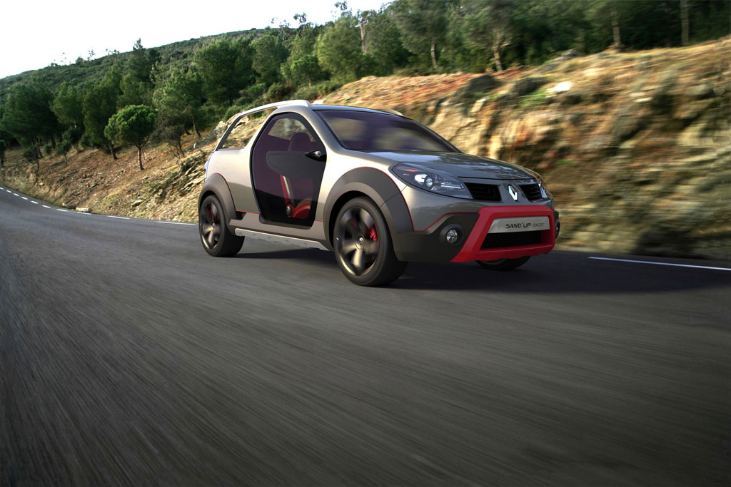 Renault Sand’up Concept: Alles in Einem - Coupé, Cabrio & Pick Up