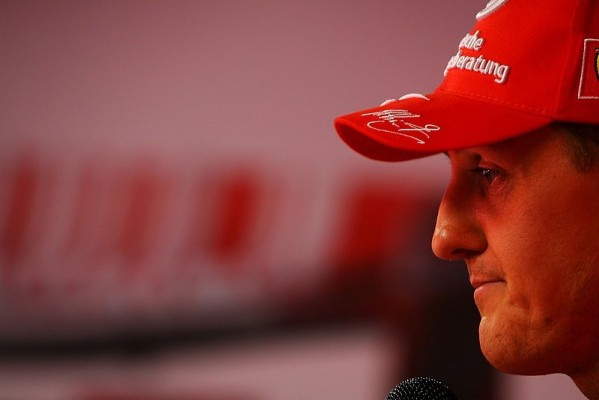 Schumacher feiert mit Ferrari: Großer Spaß