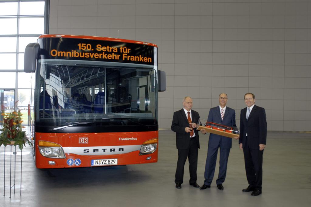 Setra liefert 150. Bus an fränkisches Unternehmen 