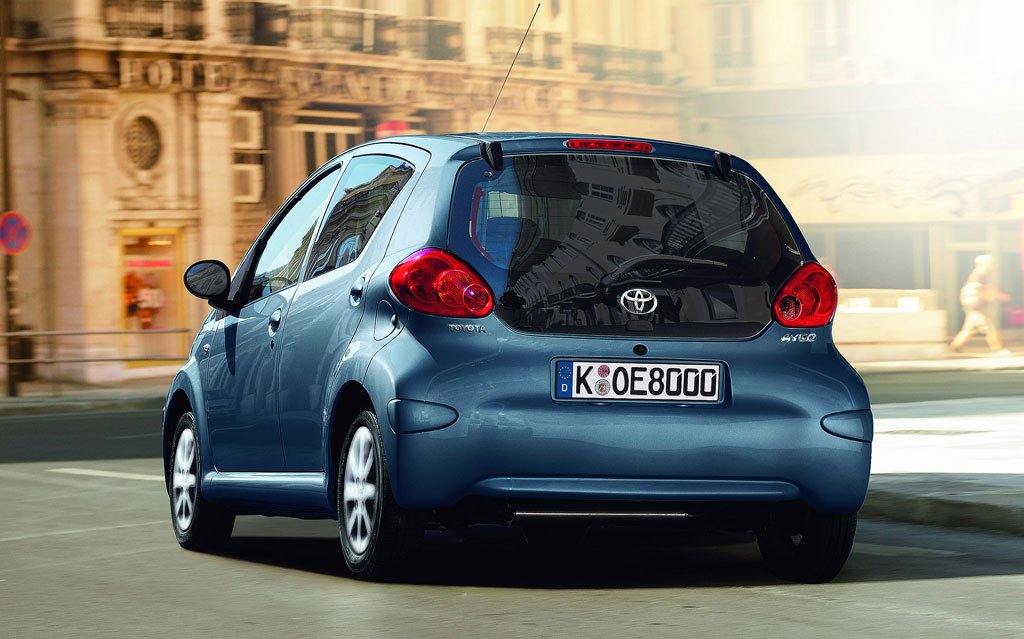 Toyota zeigt überarbeiteten Aygo in Bologna 