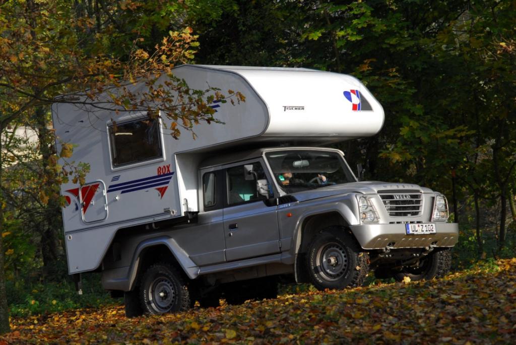 Absetzbare Wohnkabine macht Iveco Massif zum Allroundmobil 