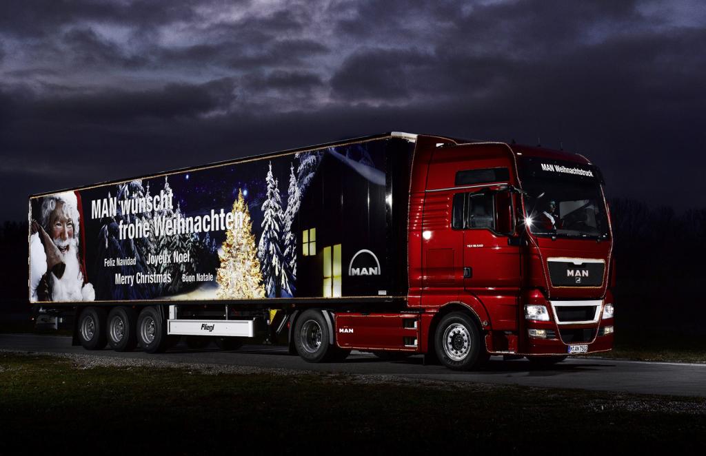 Weihnachtstrucks auf Deutschlandtour 