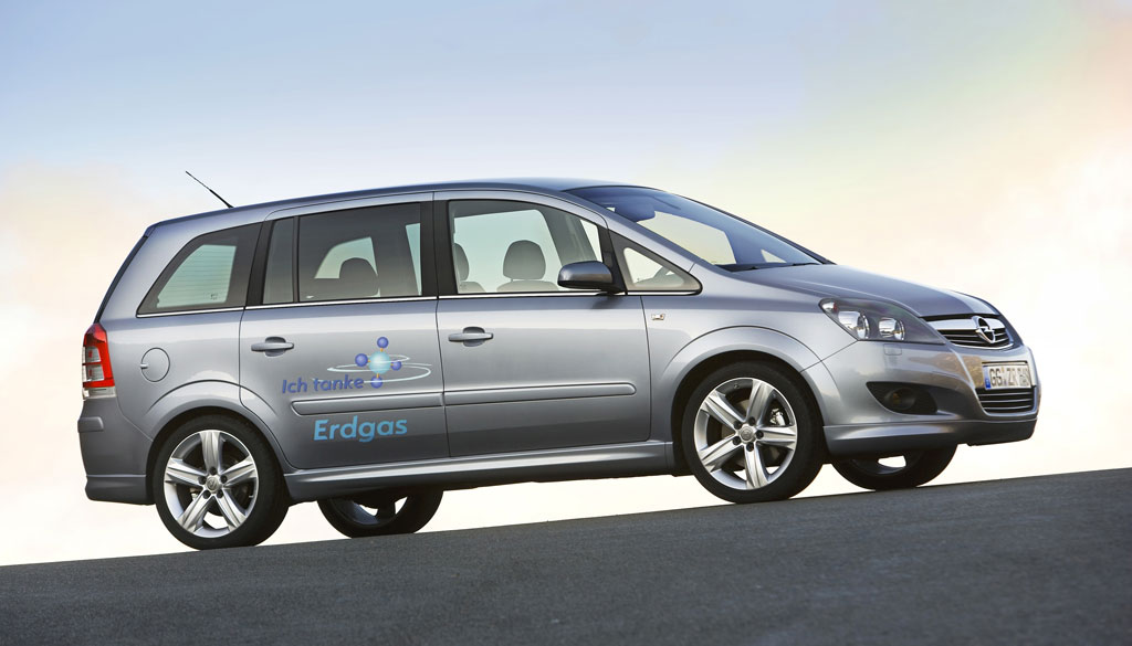 Opel Zafira mit Erdgas-Turbomotor kostet ab 25 430 Euro