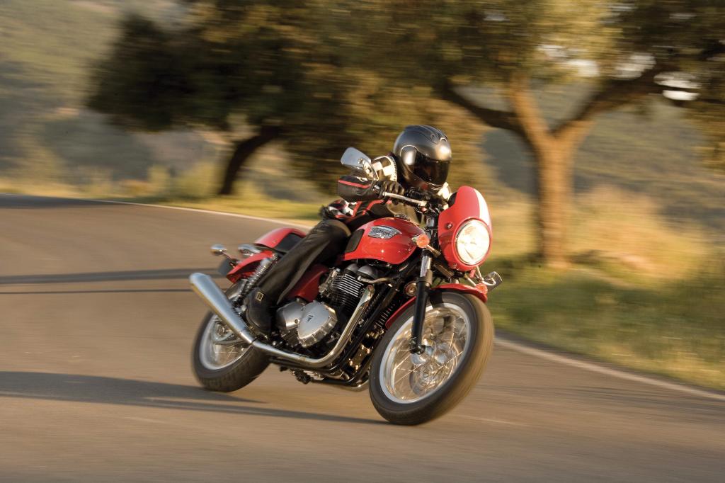 Triumph Thruxton muss in die Werkstatt 
