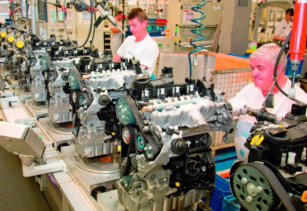 Volkswagen legte Zusatzschichten in der Motorenfertigung ein