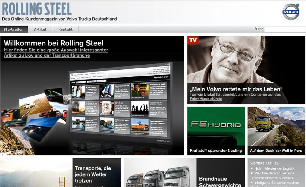 Volvo Trucks-Kundenmagazin geht online 