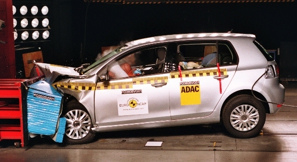 Beste Gesamntnote für den Volkswagen Golf im Crashtest