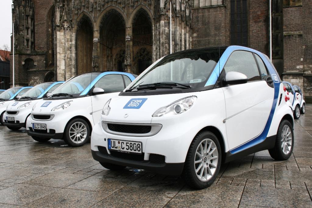Daimler startet Smart-Sharing in Ulm