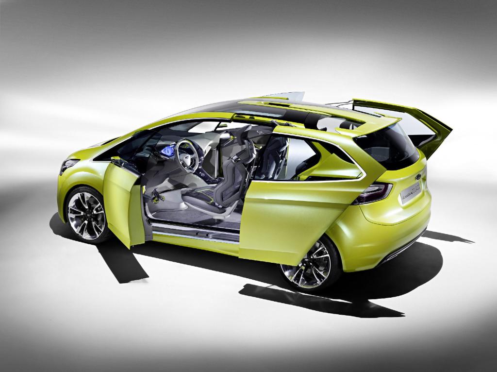 Ford zeigt Kompakt-Van-Studie und neue Sparmotoren 