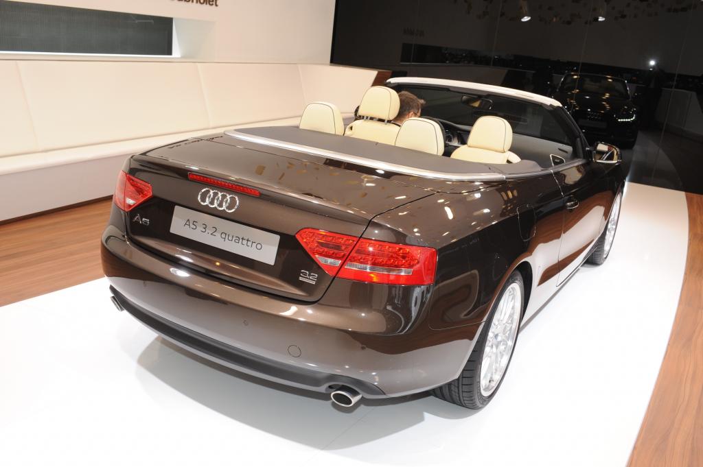 Genf 2009: Audi A5 Cabriolet mit klassischem Verdeck und hohem Nutzwert