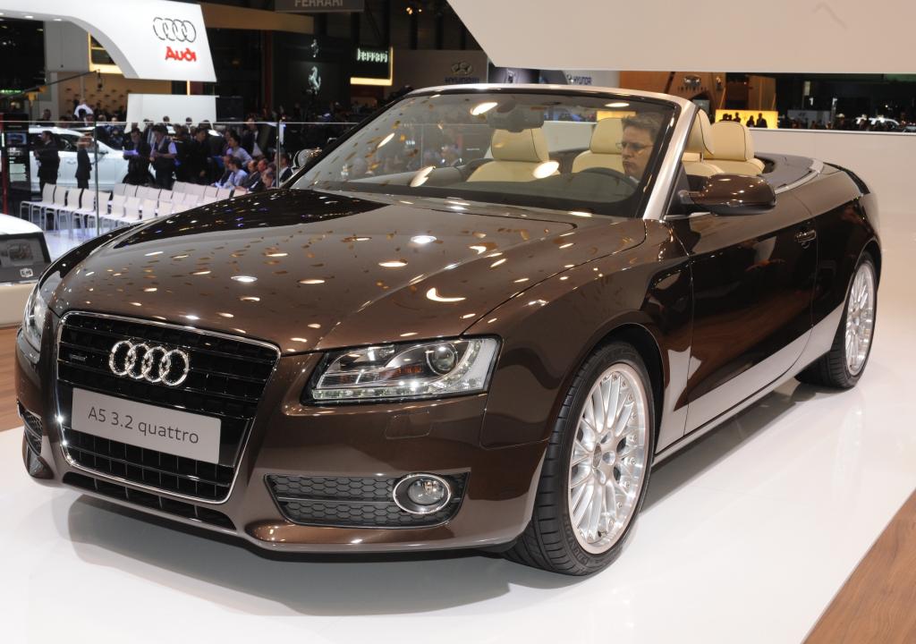 Genf 2009: Audi A5 Cabriolet mit klassischem Verdeck und hohem Nutzwert