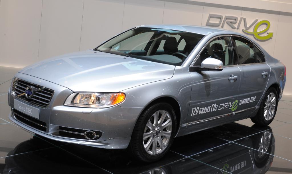 Genf 2009: Volvo S80 mit 129 Gramm CO2 pro Kilometer