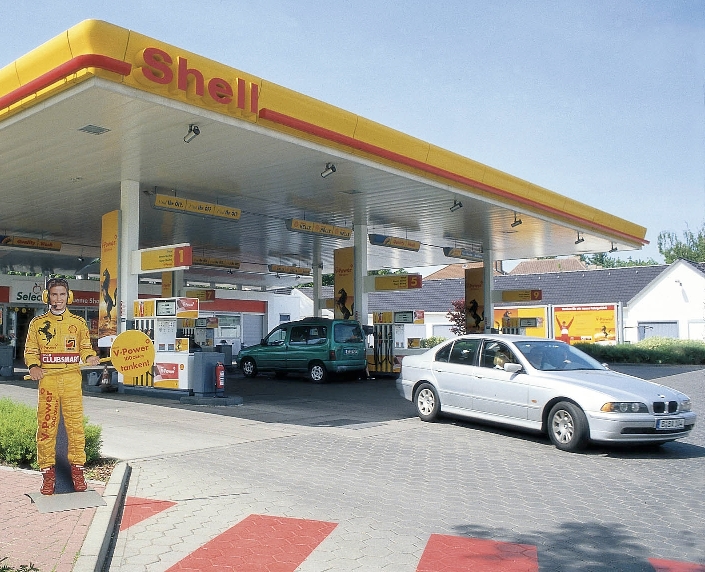 Kammerer kommuniziert für Shell