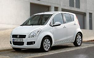 Sondermodell des Suzuki Splash zu „Germany’s next Topmodel”