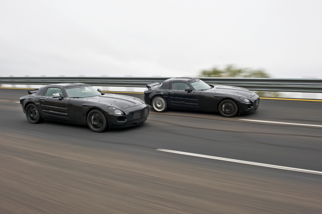 Supersportwagen Mercedes-Benz SLS AMG im Frühjahr 2010 