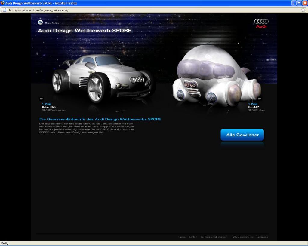 Audi-Fahrzeuge der Zukunft nun im Internet 