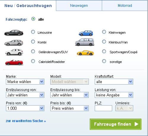 Auto.de knackt die Millionengrenze: 1.174.000 User besuchten im Monat März www.auto.de