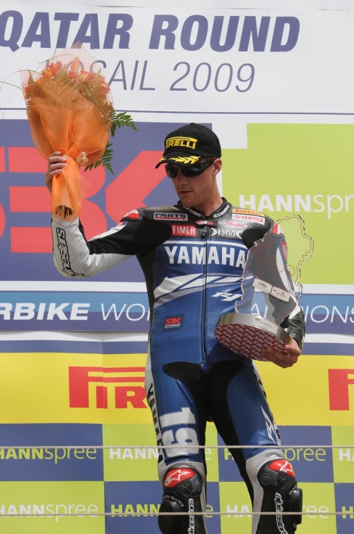 Der Shootig-Star der WSBK, Ben Spies, konnte im ersten Lauf nicht auf dem Podest landen, wie hier in Katar.