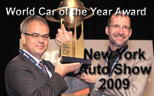 Video New York 2009: World Car of the Year Awards