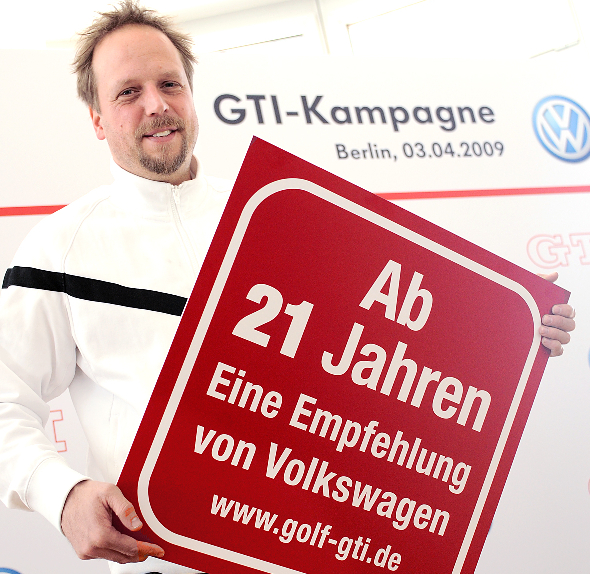 Volkswagen GTI-Kampagne: ''Erst Fahrsicherheitstraining, dann GTI fahren''