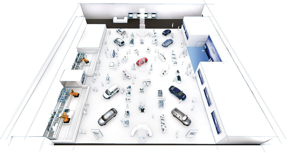 Volkswagen präsentiert „Bluemotion Technologies“ auf der Hannover Messe 2009