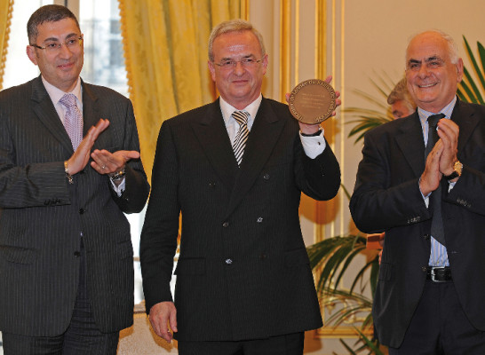 Winterkorn in Paris als ''Mann des Jahres 2008'' ausgezeichnet