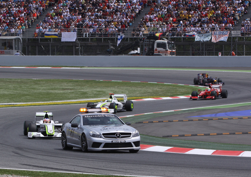 Button siegt vor Barrichello: Vettel von Ferrari aufgehalten