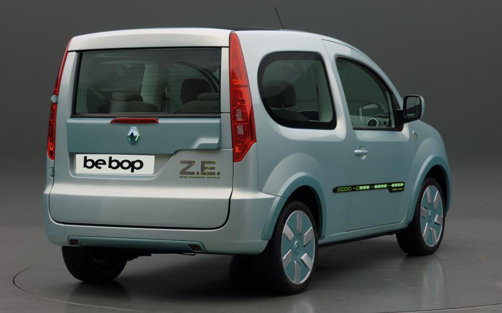 Renault Kangoo be bop Z.E.  - Erstes serienenahes Elektrofahrzeug von Renault
