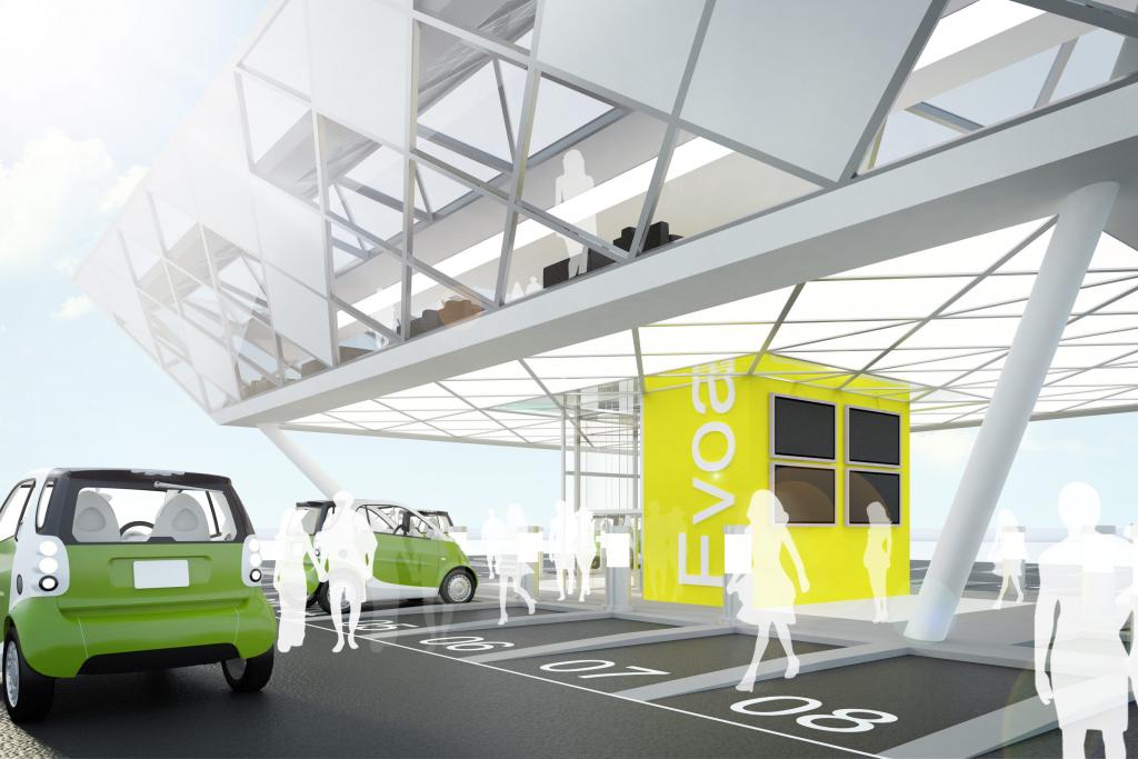 Stromtankstelle mit Lodge geplant