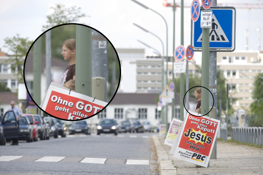 Wahlplakate können Verkehrssicherheit gefährden