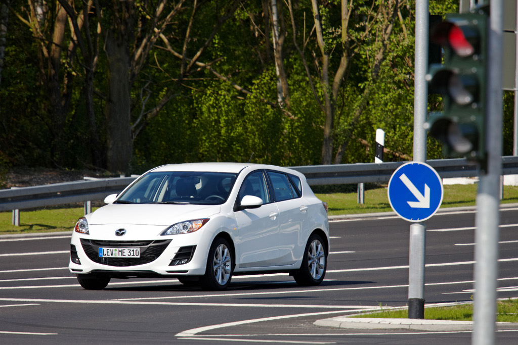 3: Presse-Präsentation Mazda 3 2.0 l MZR DISI i-stop: Fahrspaß mit Sparfaktor